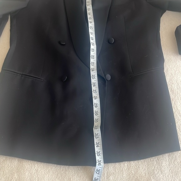 LUBIAM BLACK TUXEDO jacket no size label refer to photos - Picture 7 of 10